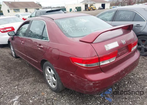 2003 Honda Accord 2.4 Ex из США, поврежденный, VIN 1HGCM56653A031805